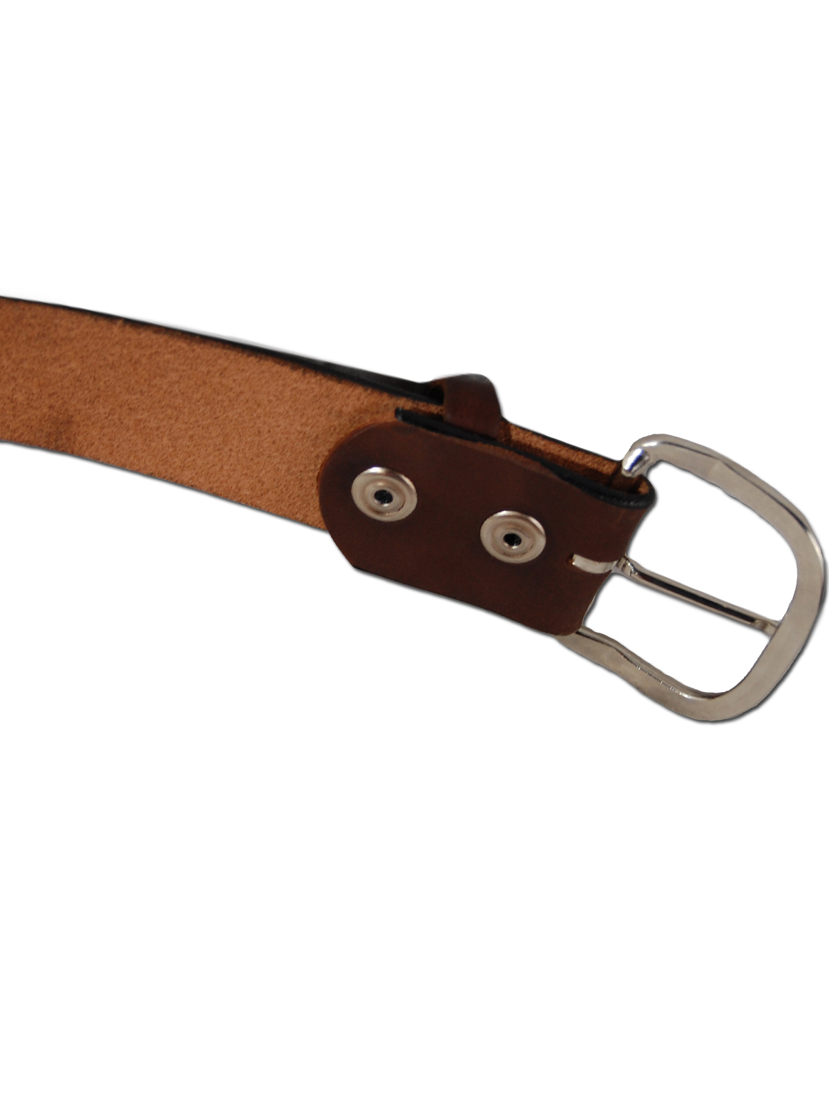 New Barsony 1 3/4″ (1.75″) Basketweave Leather Belts for Sizes 47″ – 53″