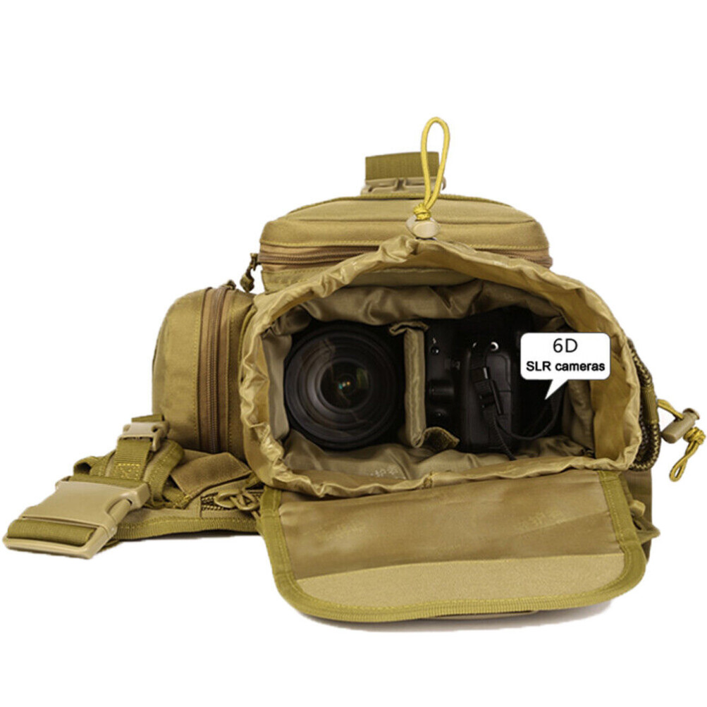 Tactical Messenger Bag Multi-functional Outdoor DSLR Camera Pack Shoulder Bag