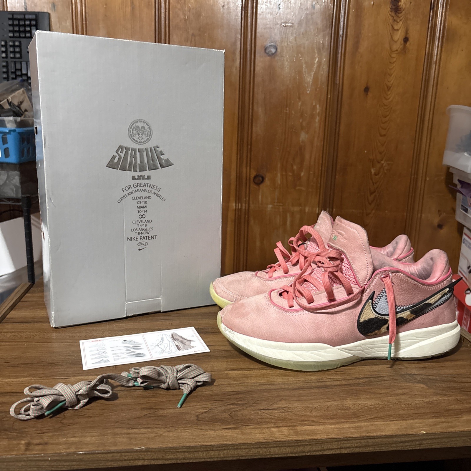 Nike LeBron 20 XX South Beast Pink Diamond Men’s Size 10 W/ BOX EXTRA LACES