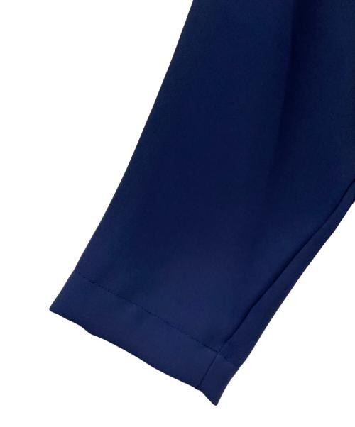 CULLNI Asymmetrical slit long T-shirt navy 22-SS-053