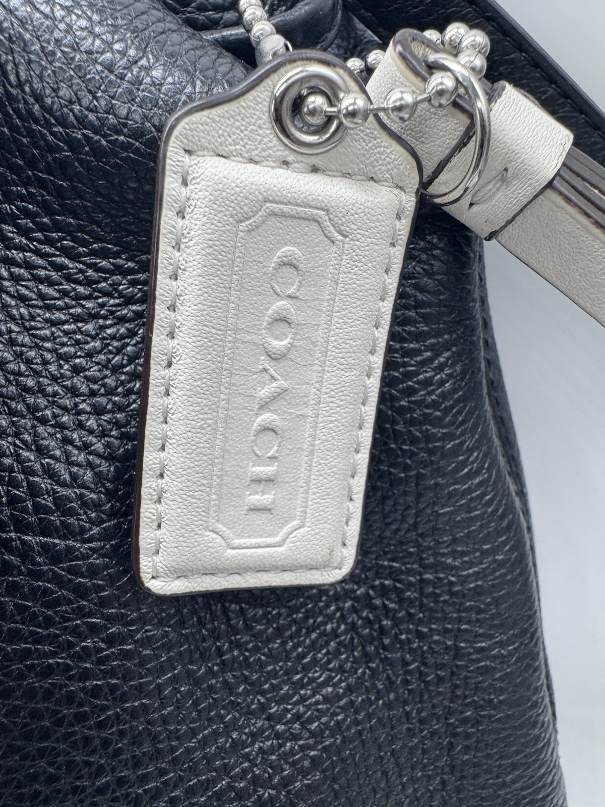 Coach Park Leather Backpack Black With distinct Turn Lock And Drawstring closure