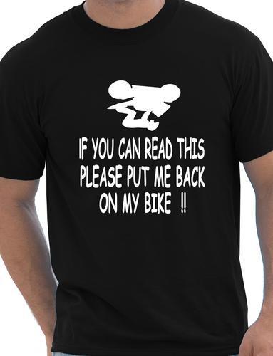 If You can Read This Funny Motorbike Biker Mens T Shirt Size S-XXL
