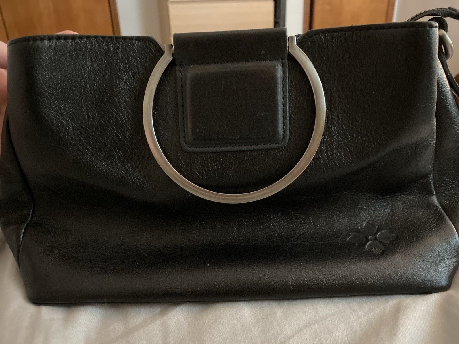 Used Patricia Nash Letter Empoli Satchel NO STRAP As Shown