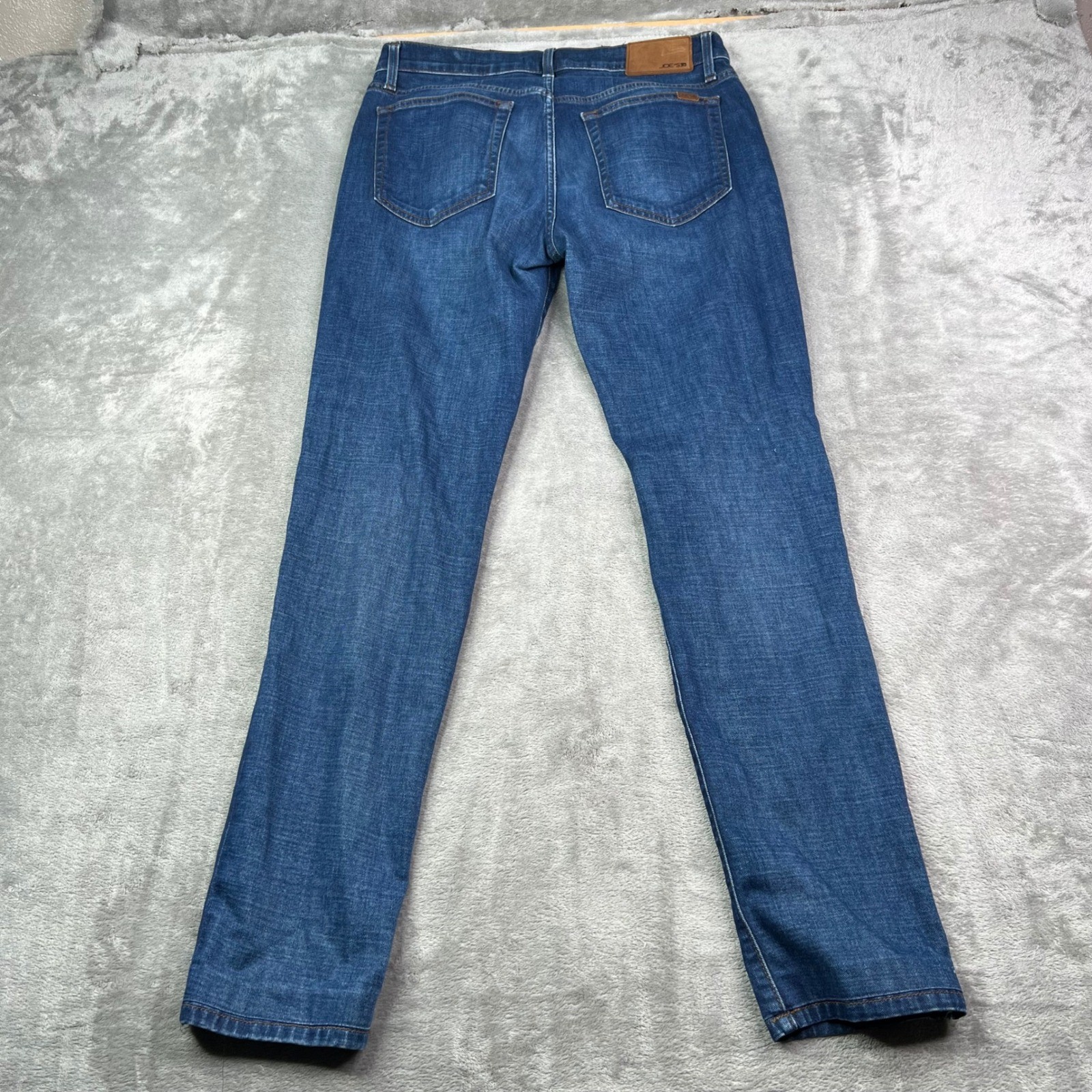 Joe’s The Brixton Jeans Mens 32 Blue Solid Straight Narrow Fit Whiskered Denim
