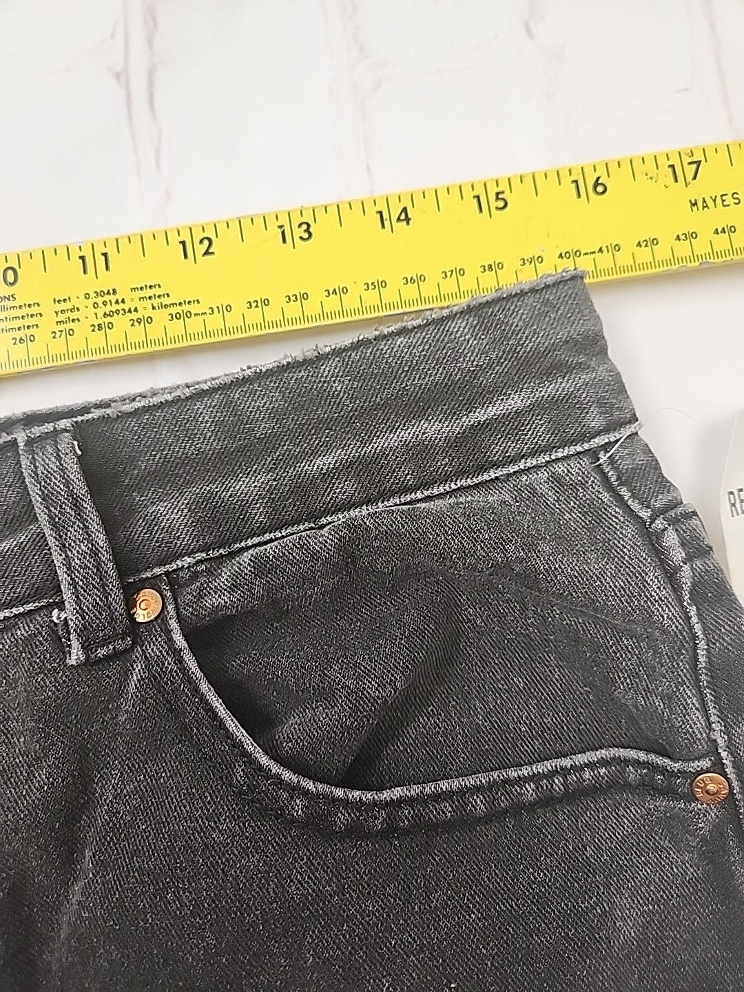 NWT Blue Savvy Jeans Womens Size 9 Mom High Rise 90s Distressed