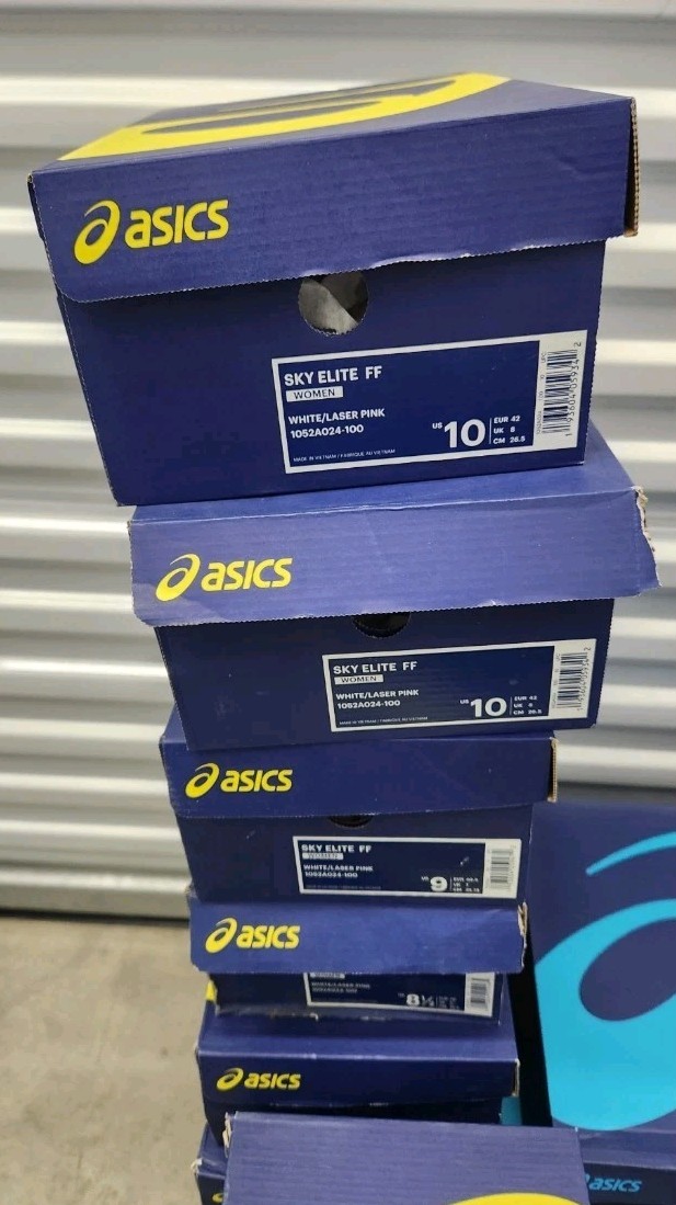 ASICS SKY ELITE FF 1052A024-100 WHITE/LASER PINK WOMEN’S TENNIS VOLLEYBALL SHOES