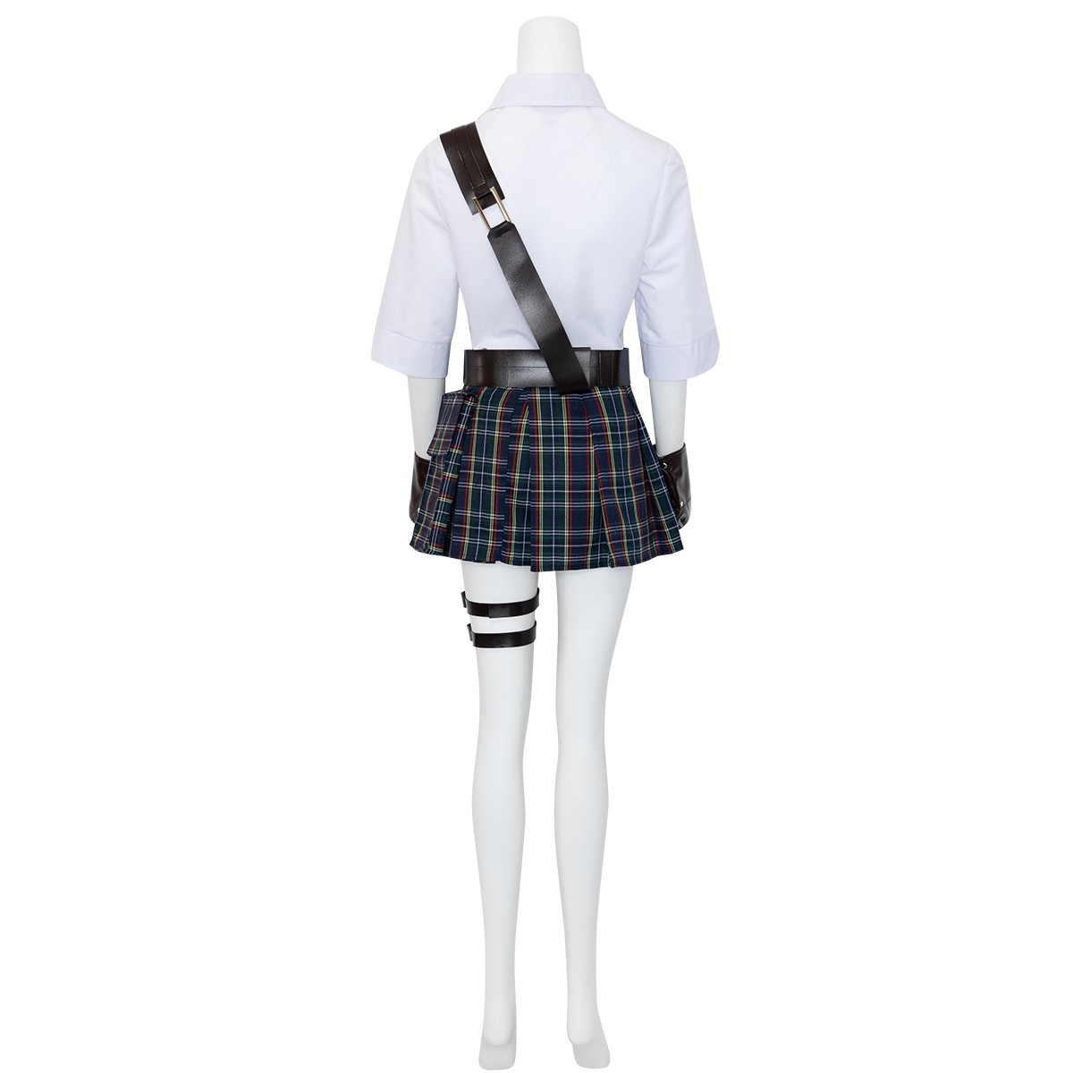 IN STOCK DMC Devil Hunter Mary Ann Arkham Lady Schoolgirl Outfit Cosplay Costume