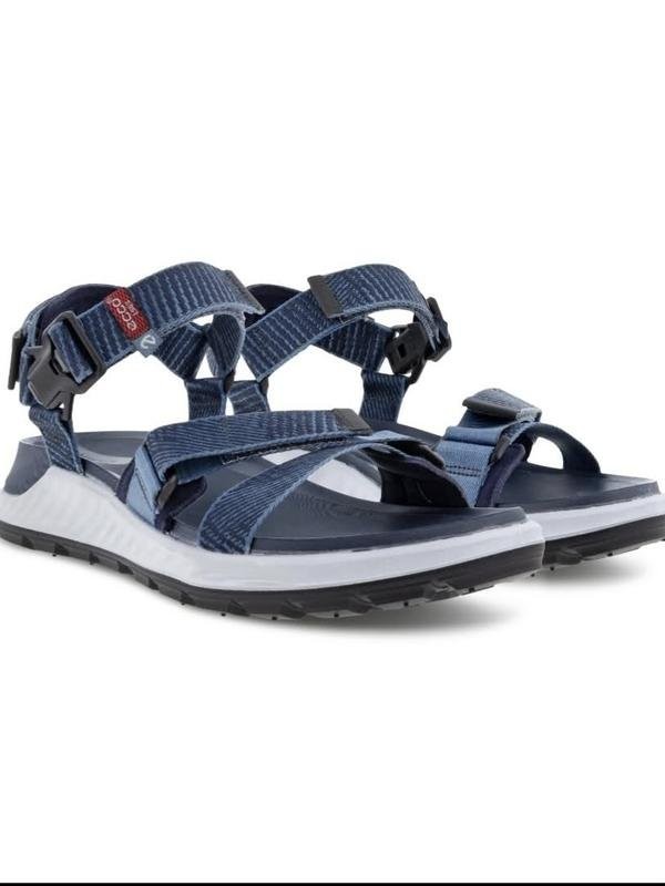 Men Ecco Sandals Grey Textile 47