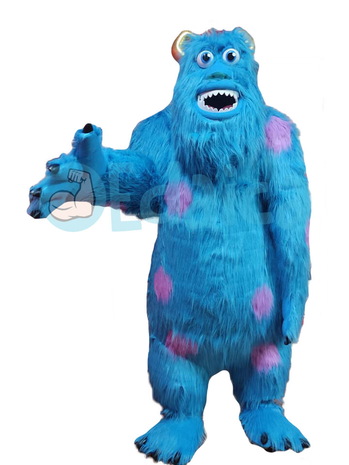 Mascotte Deluxe SULLIVAN James P costume professionale per adulti monster toy