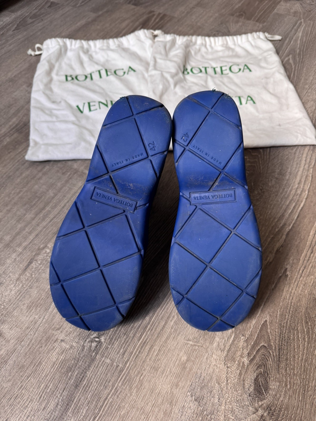Bottega Veneta Blue Puddle Boots