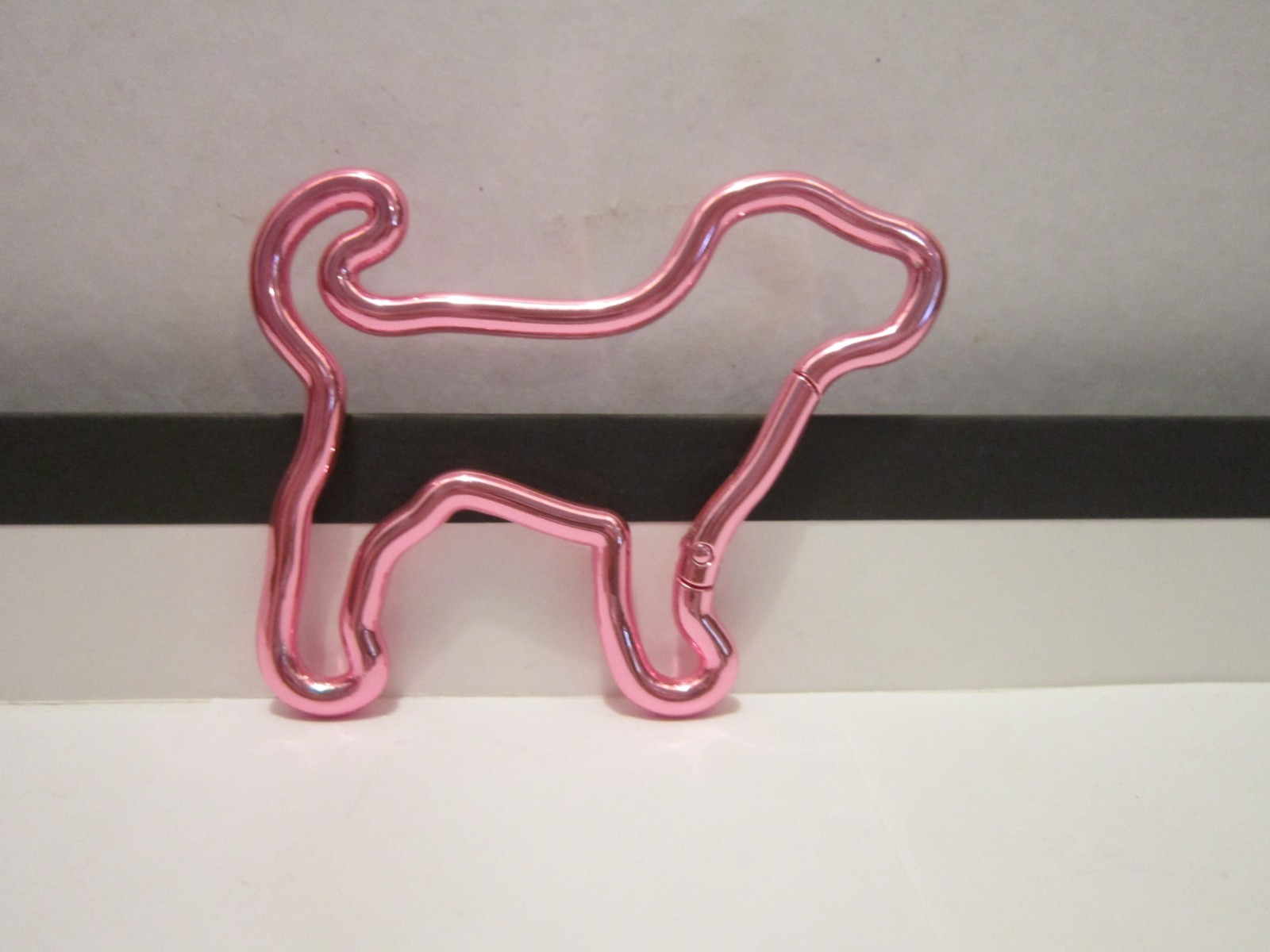 NWT VICTORIA’S SECRET PINK DOG CARABINER KEY RING~SOLD OUT EVERYWHERE!