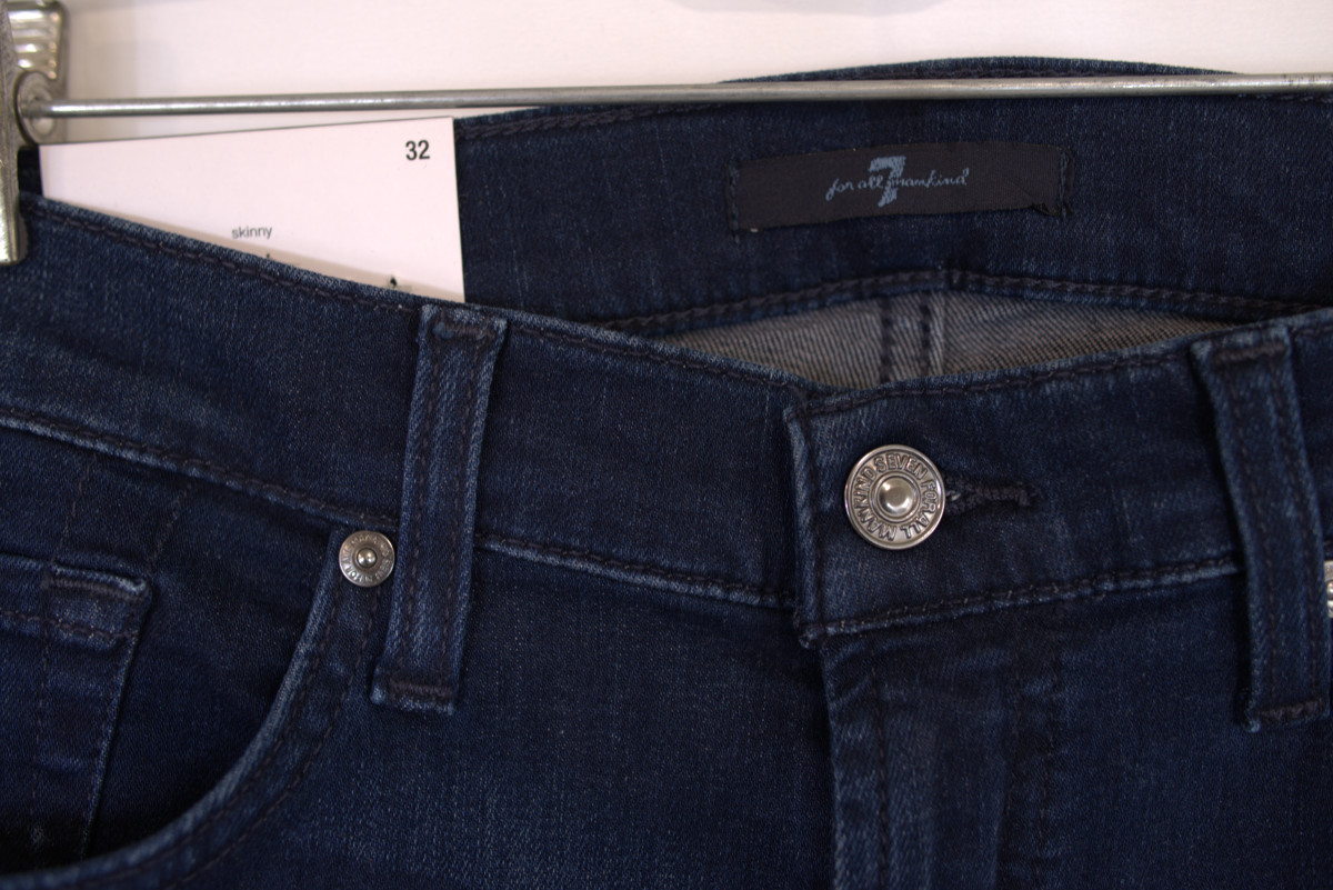 7 For All Mankind High Waist Ankle Gwenevere Women Skinny (Sz 25 26 27 28 31 32)