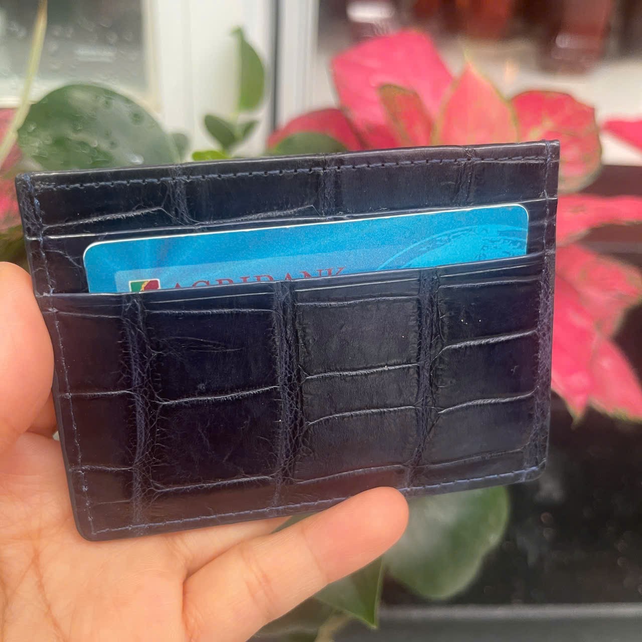 GENUINE LEATHER SKIN CREDIT CARD HOLDER/ WALLET CARD HOLDER FOR MEN