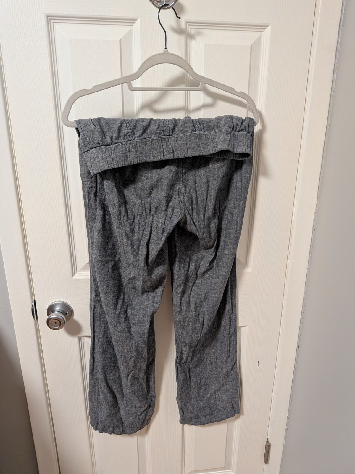 Toad & Co Women’s Tara Hemp Lyocell Chambray Blue Pants S Small