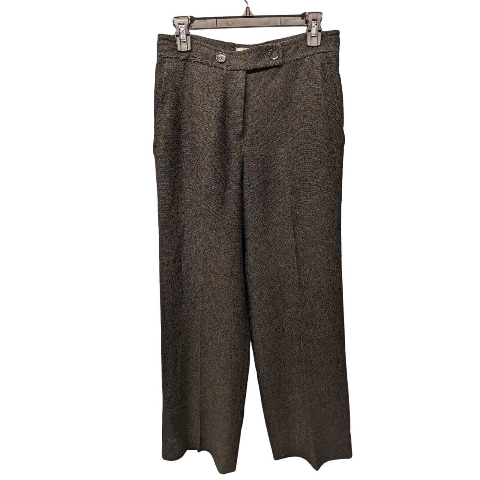 MAX MARA Size 8 Pants Bootcut Casual Work Button Zip Fly Seam Pockets