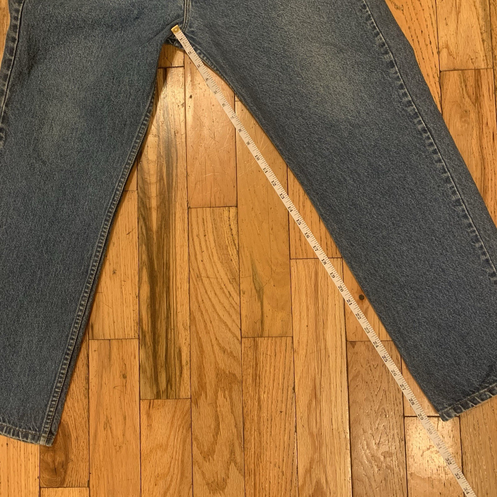 Vtg Levis Orange Tab 505 Men’s 36×30 Regular Fit Blue Jeans Made In USA