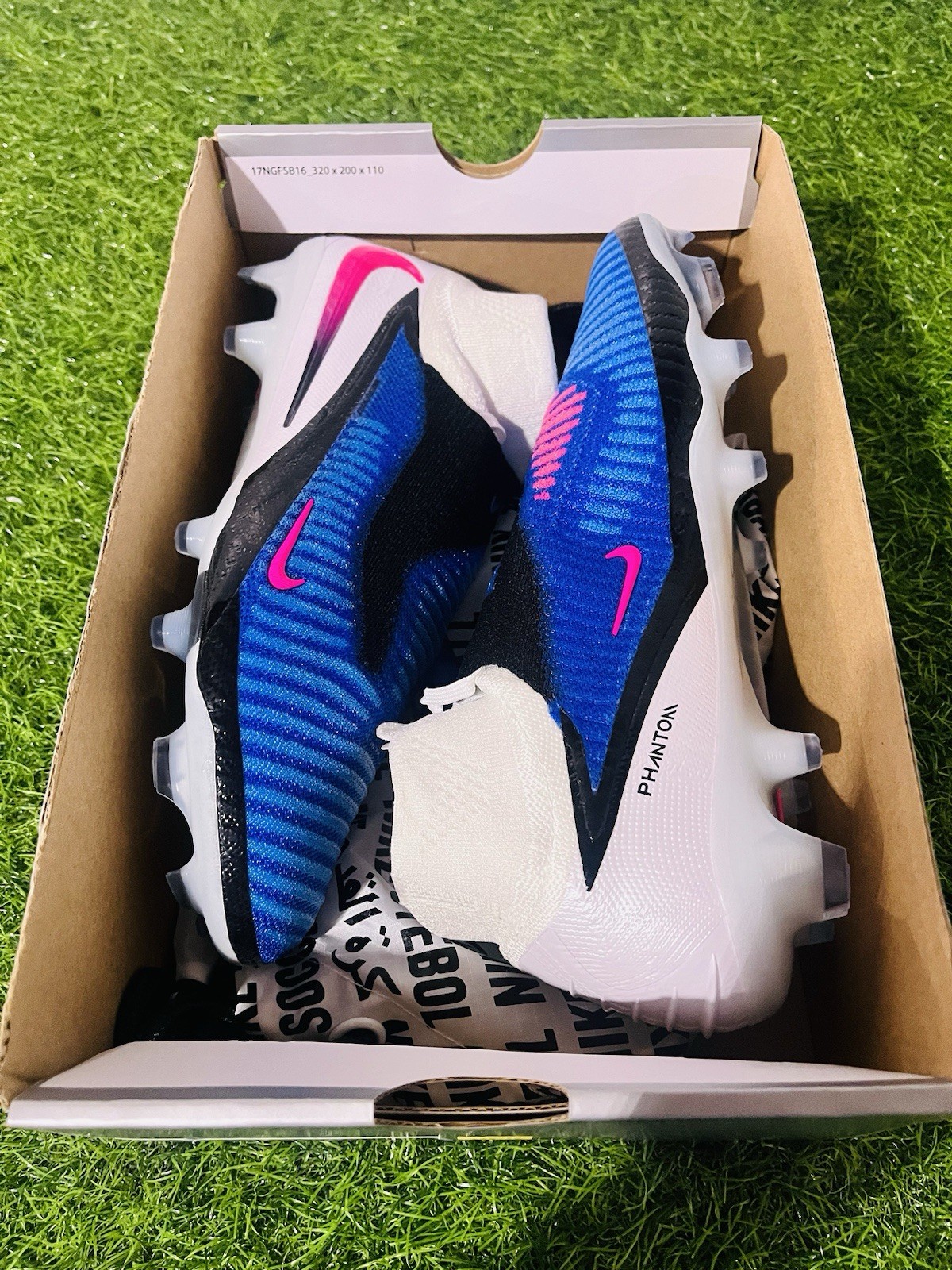 Nike Phantom 6 High Elite Racer Blue White Mens Sizes nby HJ2147-446