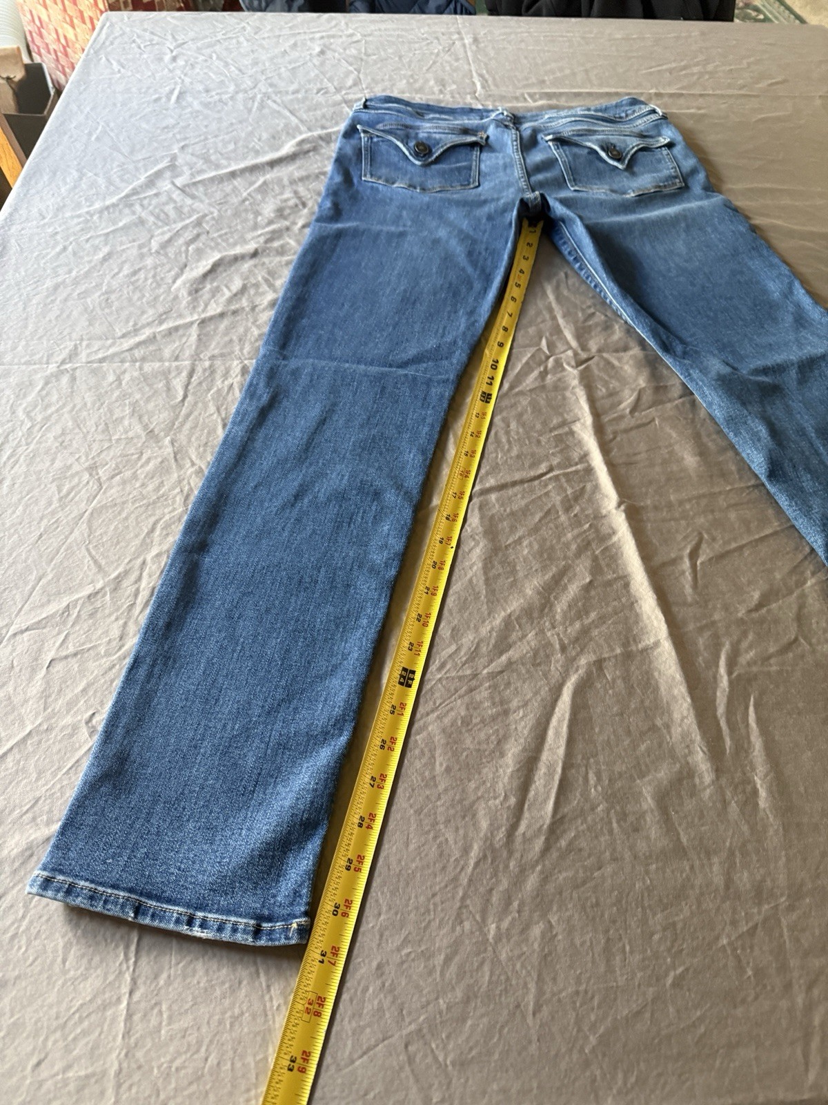Hudson Women’s Skinny Jeans Medium Wash Blue Denim Mid Rise Stretch 5-Pocket