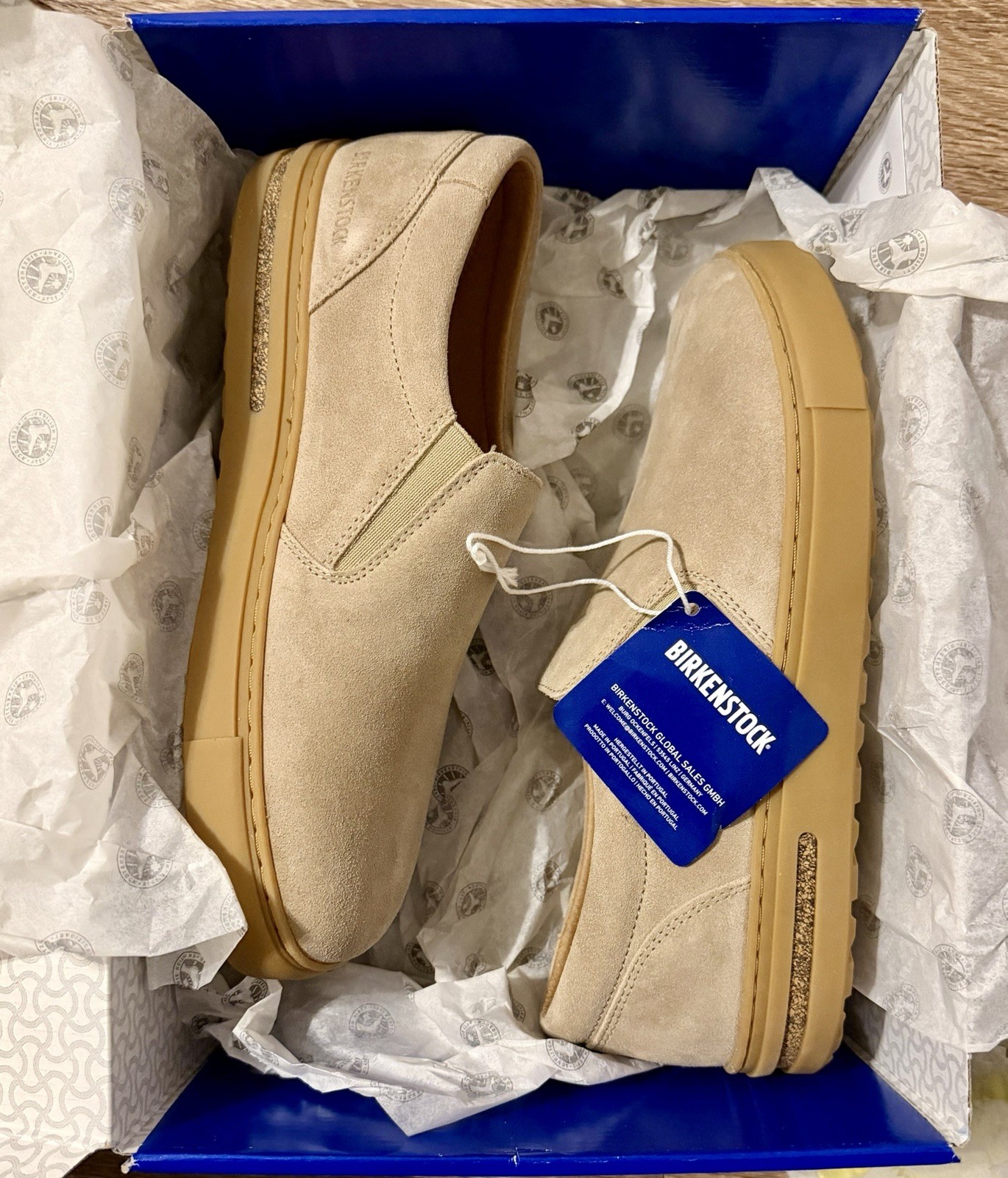 Birkenstock Oswego Suede Leather Sandcastle Shoes US M6 W8 EU39 NARROW 1023850
