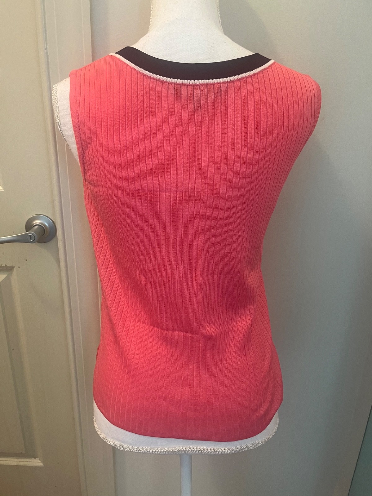 Nice! Ming Wang Women’s Pink Ribbed Knit Tank Top! Sz. S