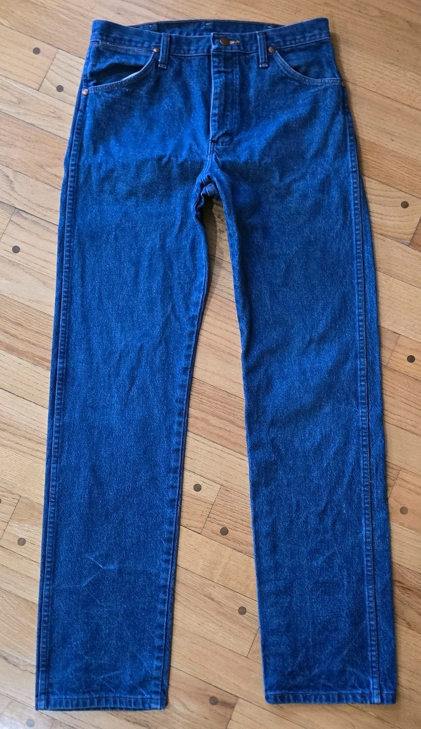 Wrangler 13MWZ Cowboy Cut Original Fit Men’s Jeans 32×34 Blue Denim Western