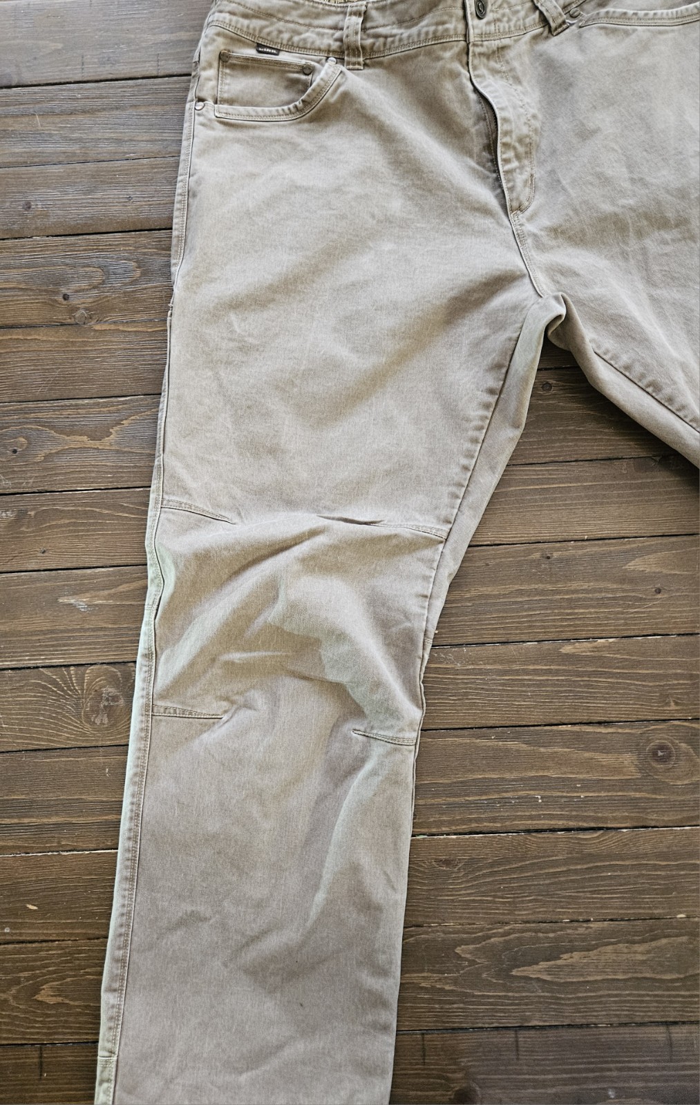 KÜHL Crag Series Pants Men’s 38×30 Khaki Outdoor Hiking Trail Stretch Canvas Tan