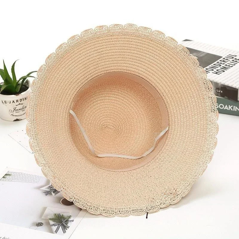 Fashionable Korean Multiple Styles Version Little Daisy Embroidered Straw Hat Wo