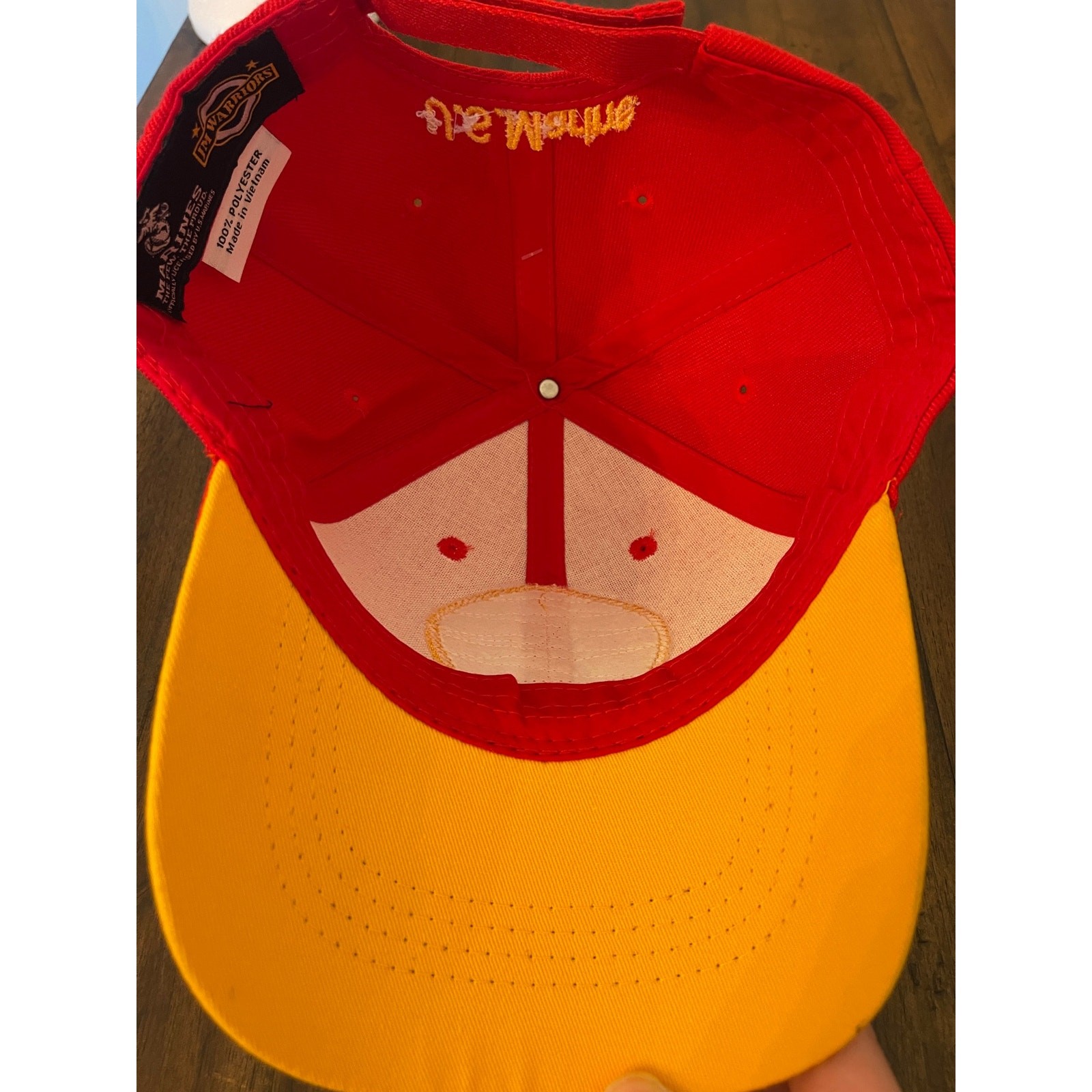 USMC Marine Corps Marines The Few The Proud Red Adjustable Baseball Hat