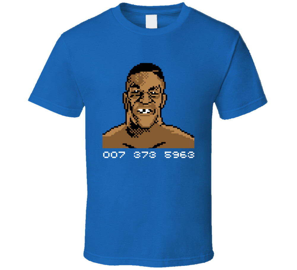 Mike Tyson’s Punch Out NES Nintendo Game T shirt Retro Code Tee