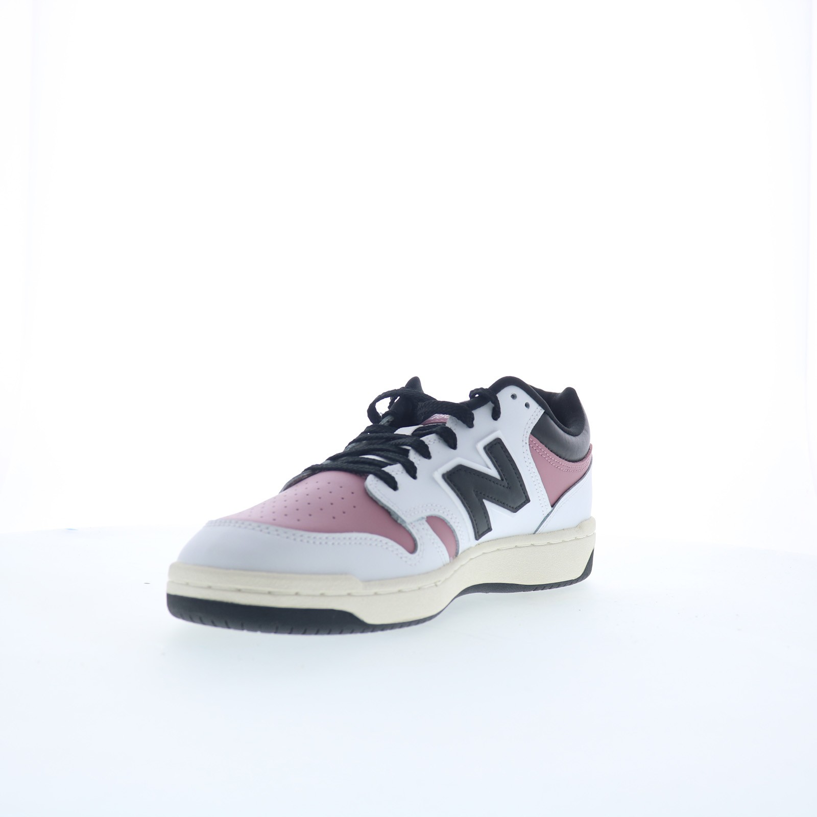 New Balance 480 BB480LTE Mens White Leather Lifestyle Sneakers Shoes