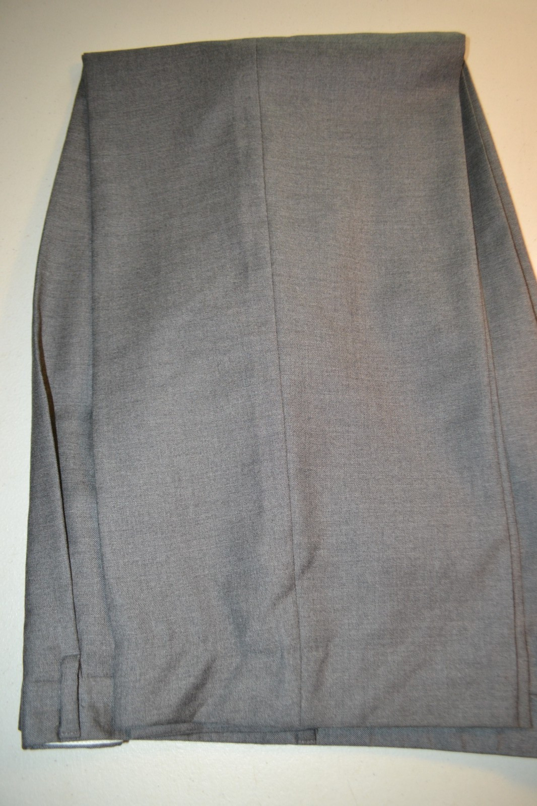 Pronto Uomo Men Angelico Super 100s Gray 3 Button Suit Sz 42R Wst 36×30