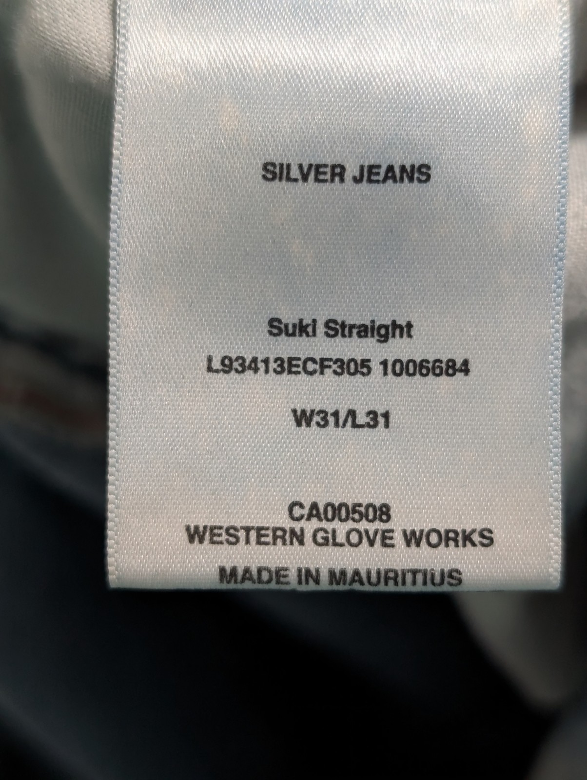 Silver Jeans Co Suki Straight Curvy Fit Jeans W31 L31 Blue Stretch Denim Women’s