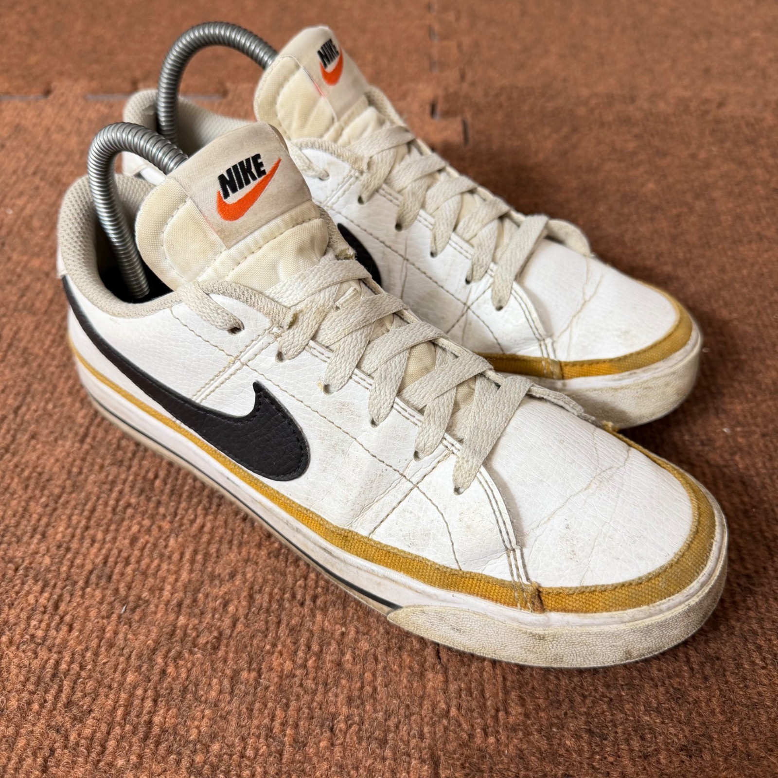 Nike Court Legacy Next Nature White Black Ochre DH3161-100 Women’s Size 7.5 C+