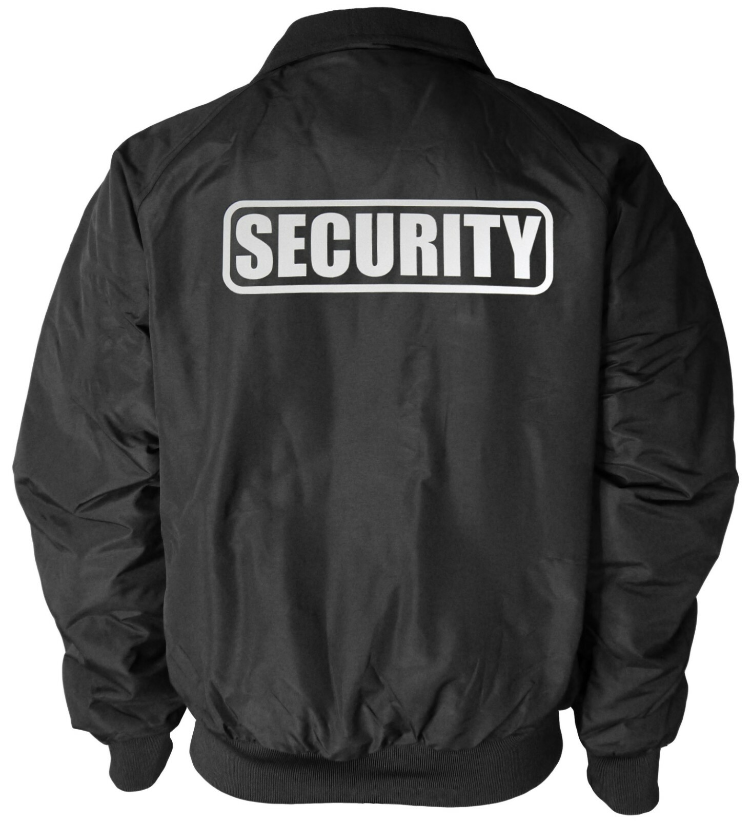 Security charger Heavyweight jacket with Reflective decoration.