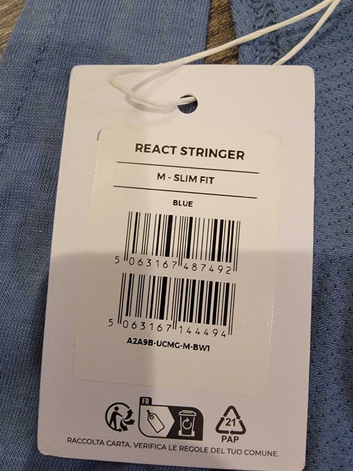 Gymshark Men’s React Stringer Slim Fit Tank Top Size Medium NWT NEW