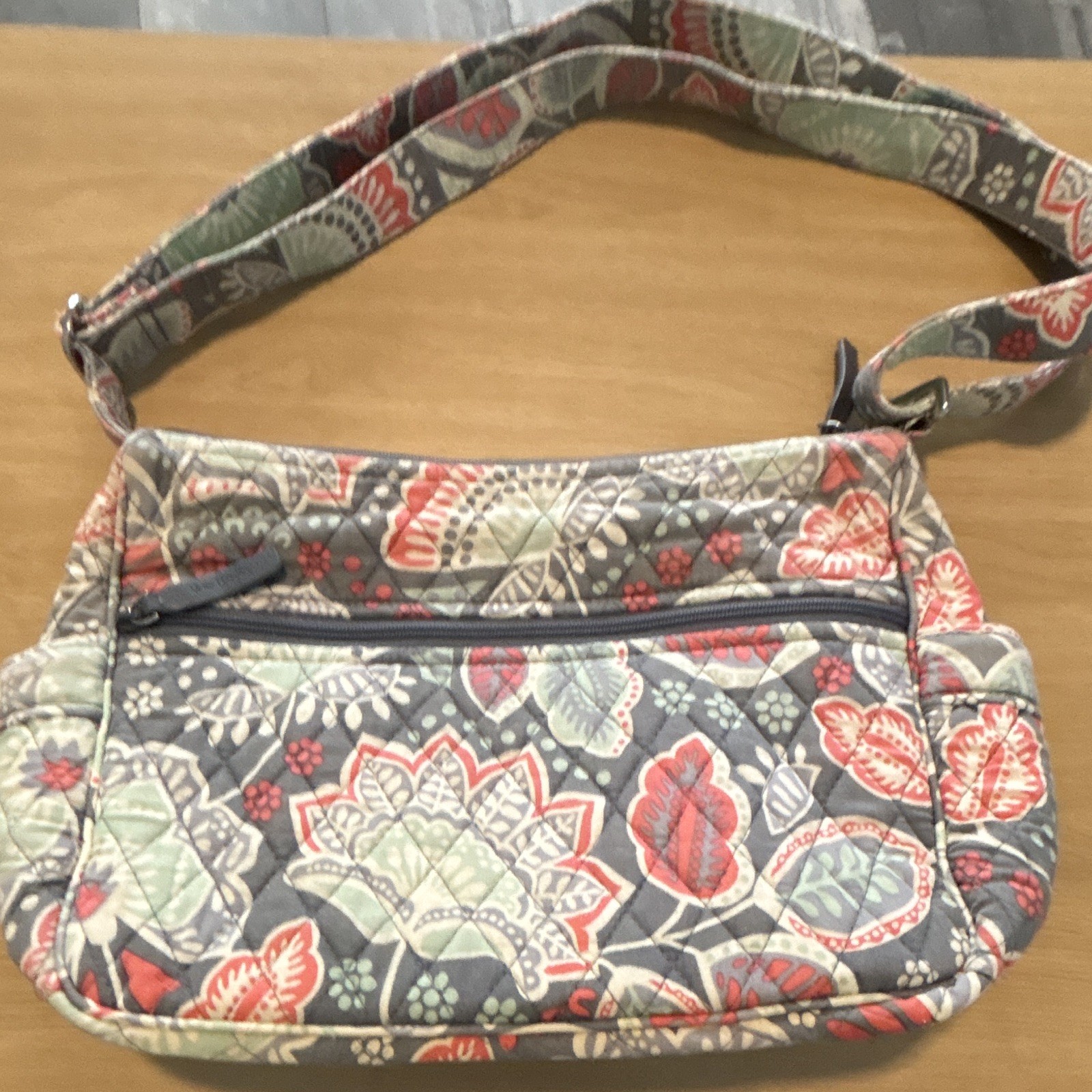 Retired Nomadic Print Vera Bradley Bag Zip Closure Adjustable Strap Pockets