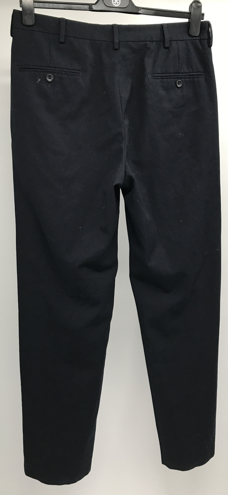 Kenneth Cole Reaction Men’s Flat Front Navy Blue Dress Pants Size 34×34 WPL386