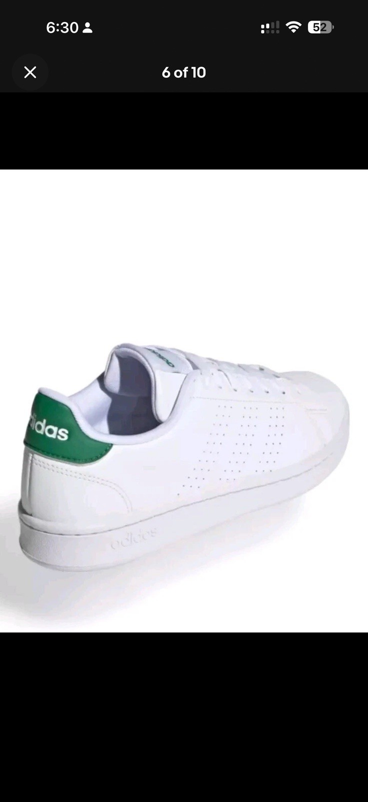 Adidas Cloudfoam Advantage Tennis Sneakers GZ5300 Men’s Size 13 – Clean White