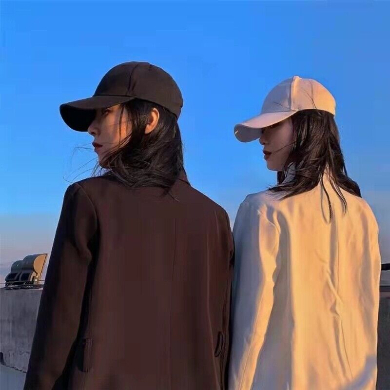 Plain Cotton Polo Style Blank Baseball Cap Solid Washed PC Adjustable Ball Hat