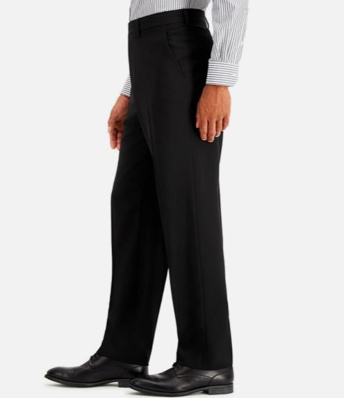 Nautica Mens Black Stretch Modern fit 2 Piece Suit 40 L / 34W NEW $395 NA000277