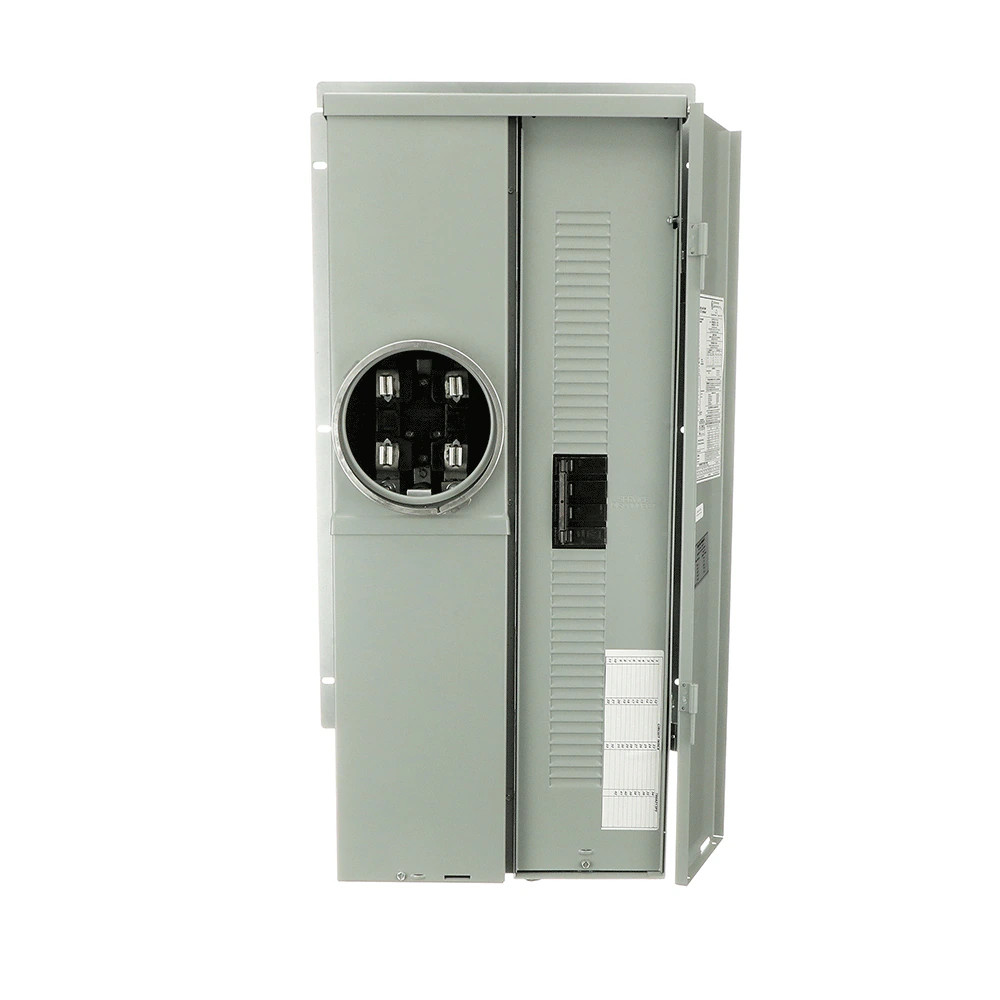 ABB ReliaHome 200 -Amp 20 -Spaces 40 -Circuit Outdoor Main Breaker Meter C|13597