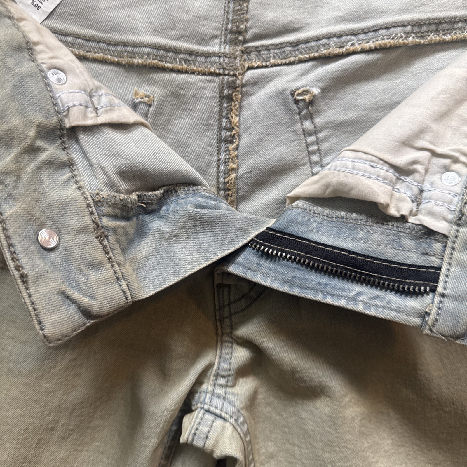 NEW Buffalo David Bitton King Slim Boot Jeans Mens 30×30 Sand Wash NWT Stretch