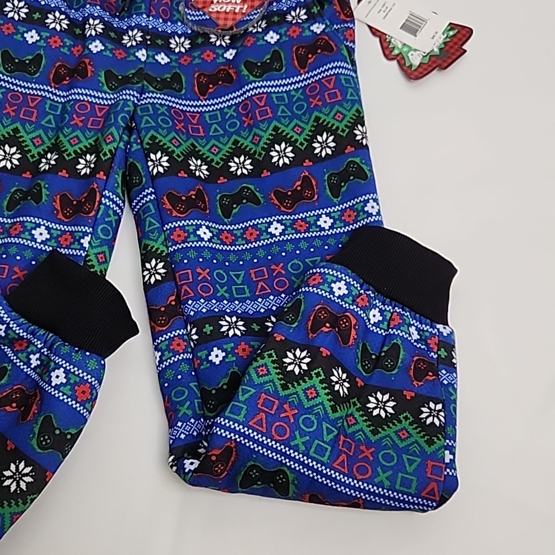 ADTN American dream team Network Sherpa Lined boys small 6/7 sleep pants gaming