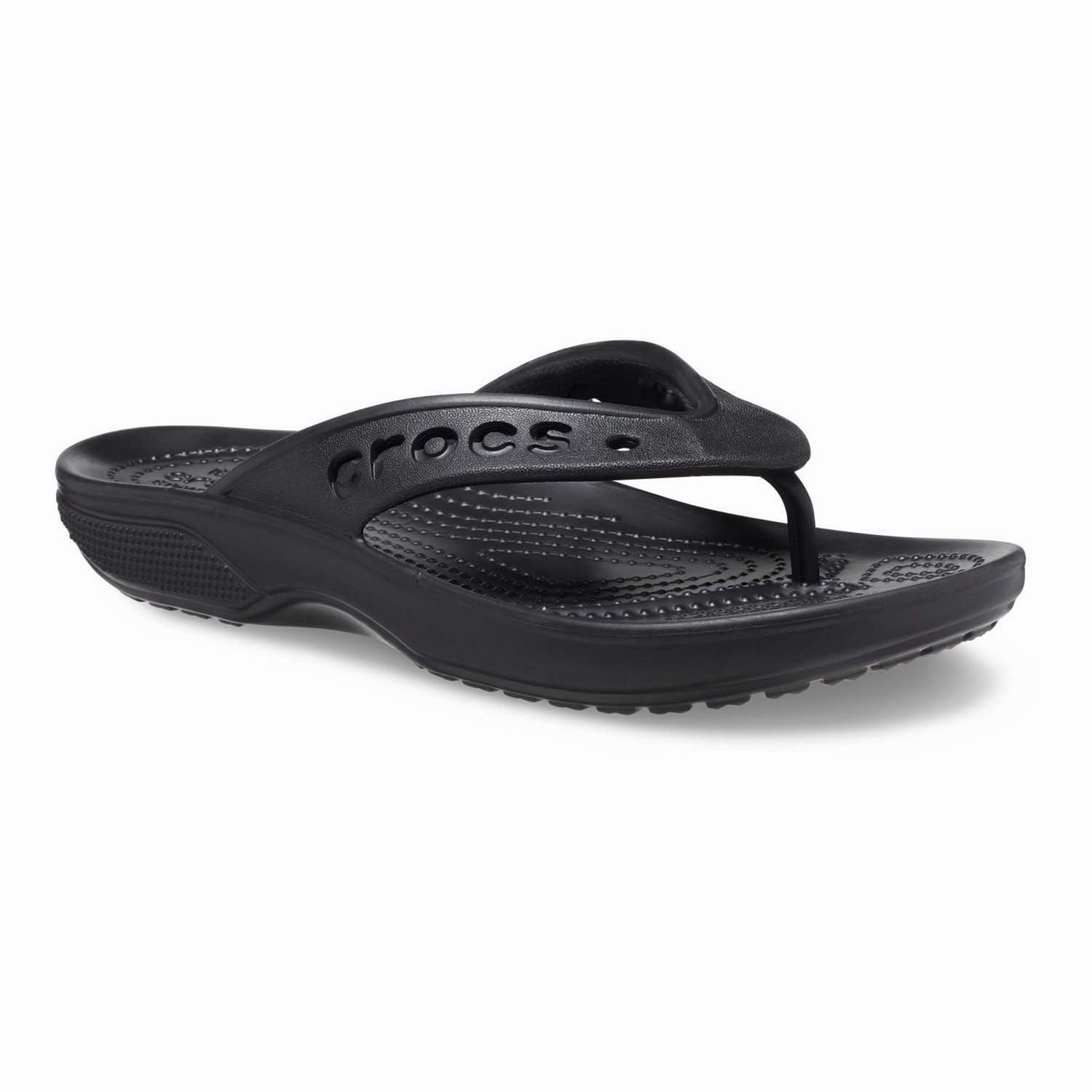 Crocs Baya II Flip Black Flip Flop Slippers. Unisex. Size 8WMN/6MEN. NWT!
