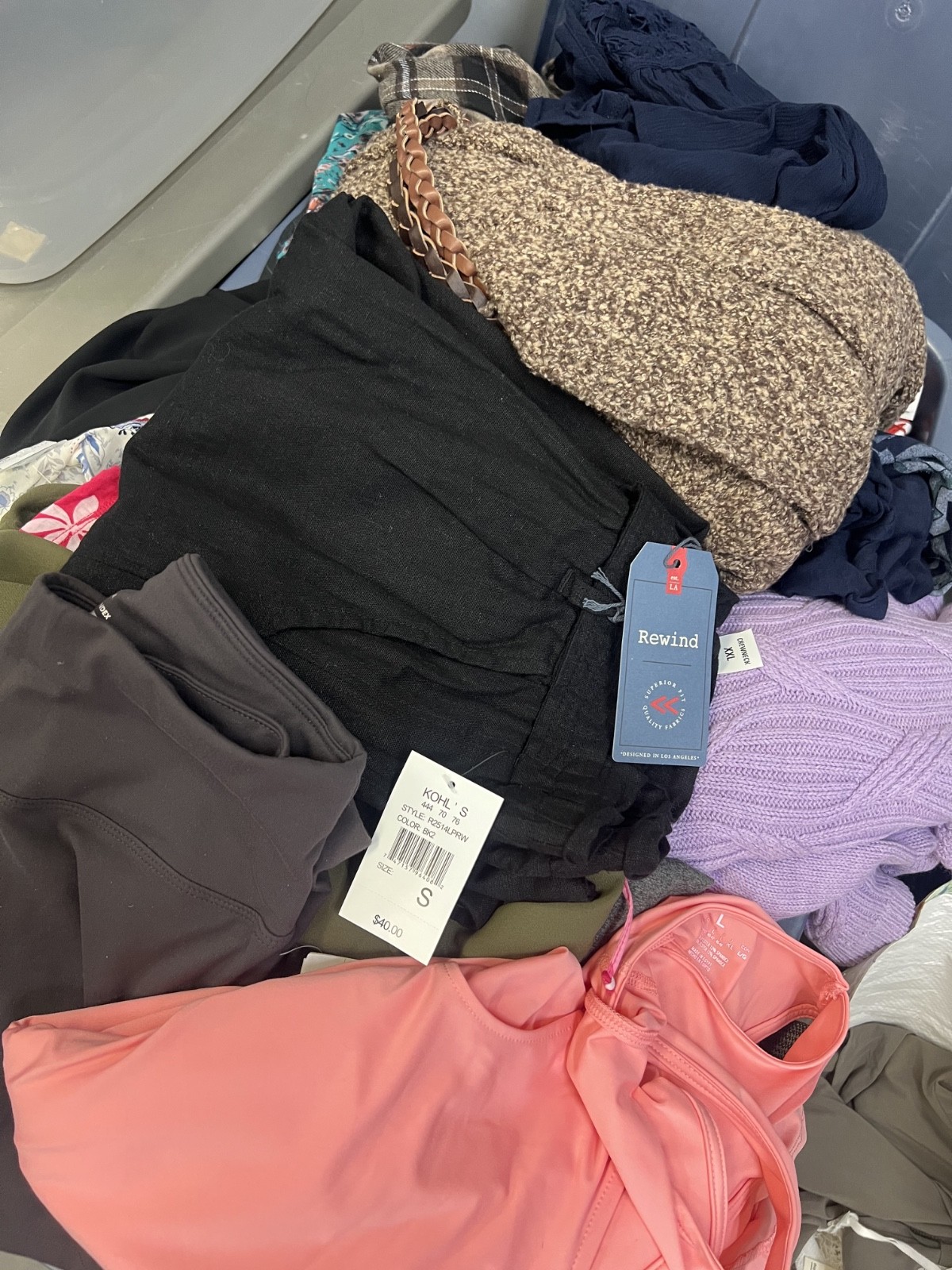 NEW With Tags 10PC Clothing Reseller Online Selling Lot/Box of Wholesale Clothes