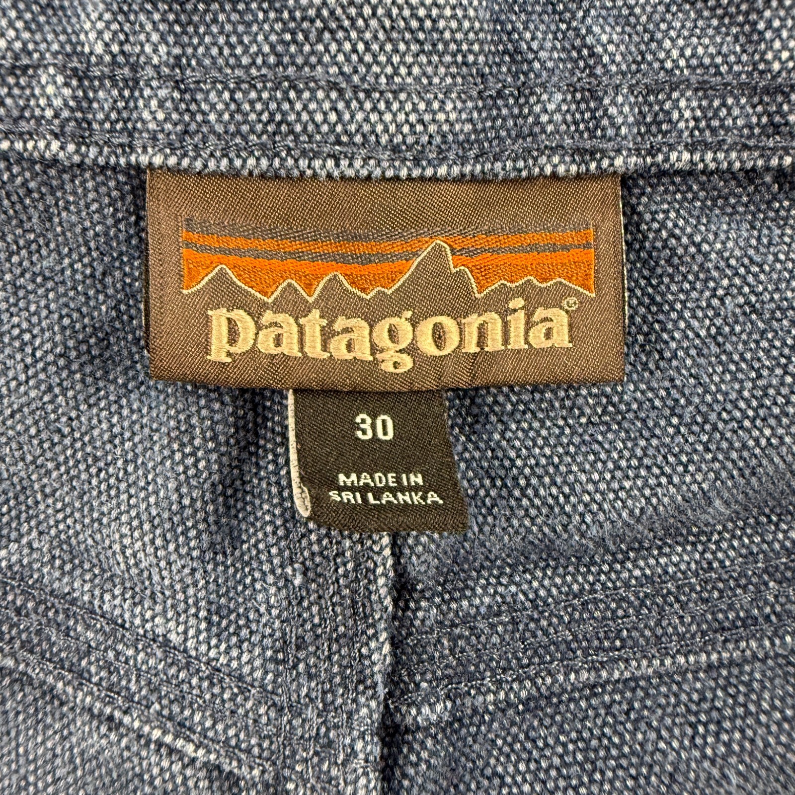 Patagonia Iron Forge Hemp Canvas 5-Pocket Pants Size 30×28 Regular Stone Blue