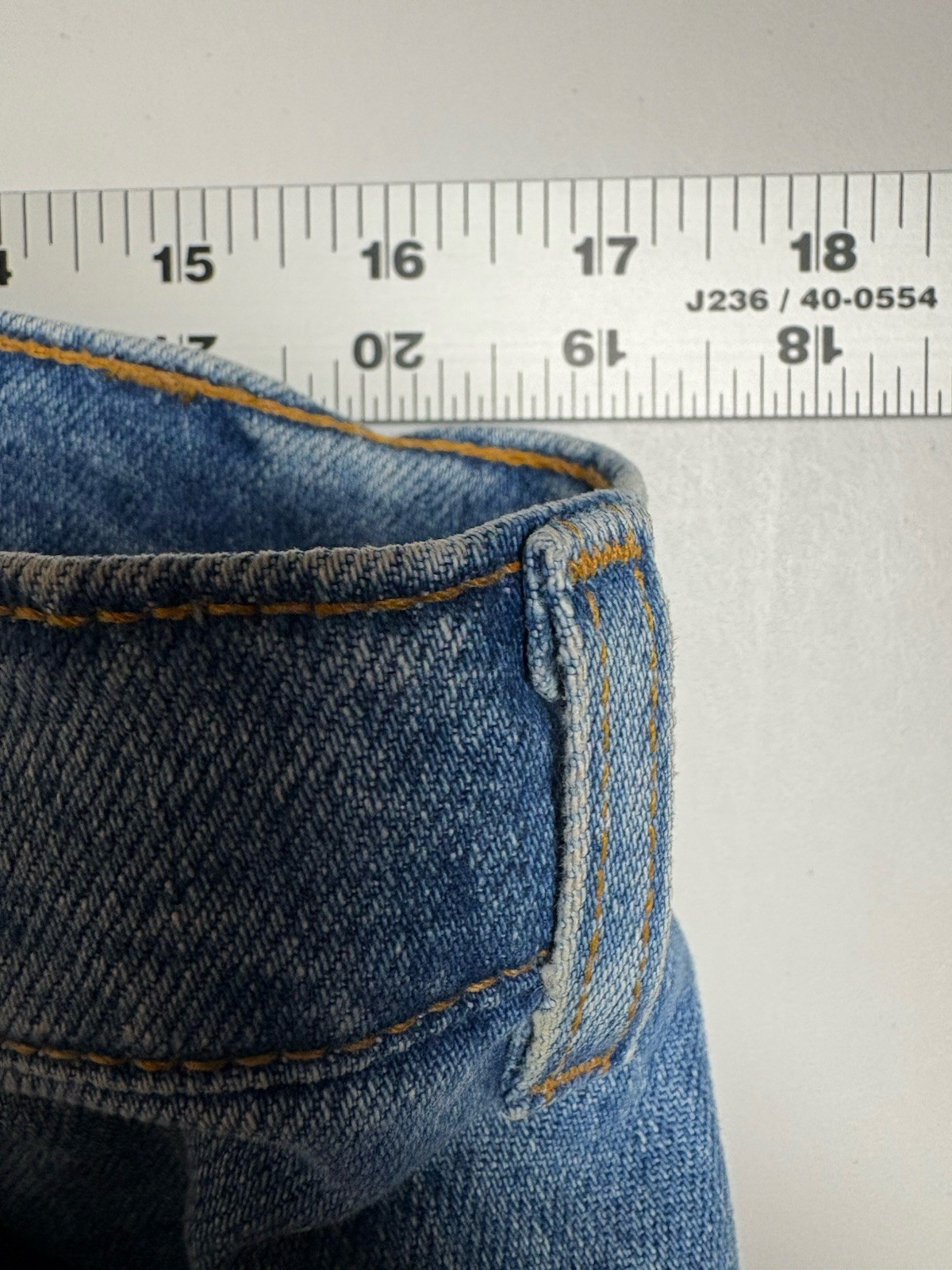 Levi’s 540 Brown Tab Vintage Blue Jeans Men’s Denim Flex Size 36 X 30