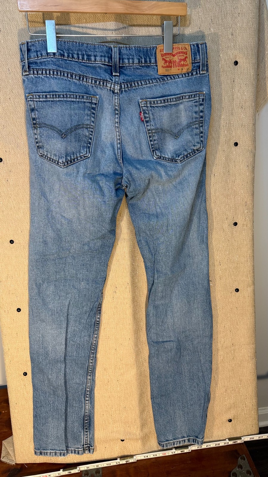 Levis 511 Jeans Lot 3 Pair Bundle 34×34 34×32 34×30 Distressed Paint