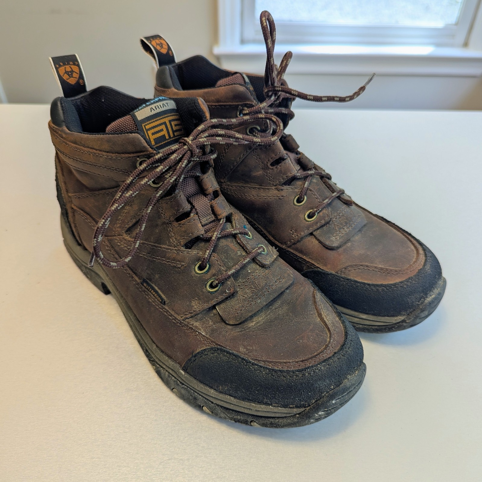 Ariat Work Boot Size Men’s size 8.5D or Women’s size 10 Steel Toe Waterproof