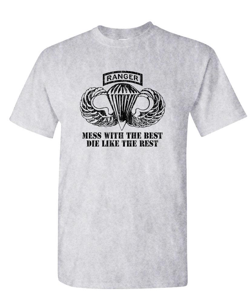 AIRBORNE RANGER – army special forces fight – Cotton Unisex T-Shirt